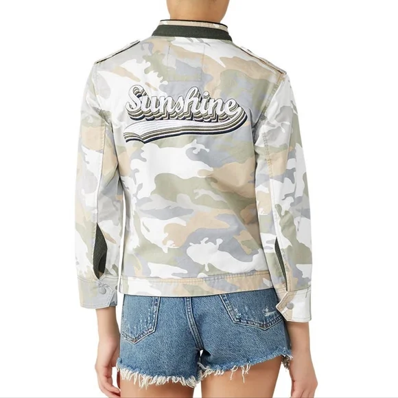 Flawed Zadig and Voltaire Cavi Camo Jacket - Picture 3 of 10